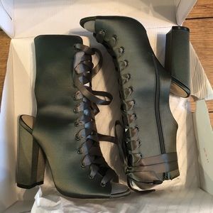 Amazing Aldo Lace Up Booties! NWB!